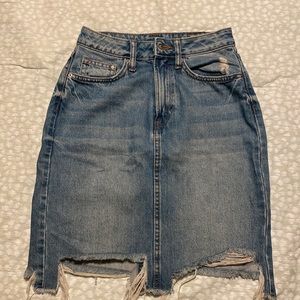 H&M denim skirt